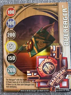 Bakugan New Vestroia | Overeager 🥉 Copper Gate Card | 18/48q Spitarm - Image 2