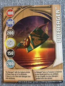 Bakugan New Vestroia | Overeager 🥉 Copper Gate Card | 18/48q Spitarm - Image 3
