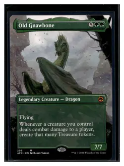 Old Gnawbone (Borderless) - Mint MTG Adventures in the Forgotten Realms #296 - Image 3