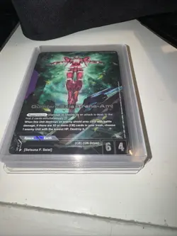 [ENGLISH] Gundam Card Game Gundam Exia (Trans-Am) GD03-049 LR+ Alt Art Foil - Image 2