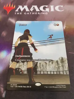 Mtg. Fervor. Borderless. Avatar: The Last Airbender. Pack Fresh - Image 1