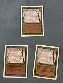 Fog, x3, Revised Edition, Magic the Gathering MTG - Image 1