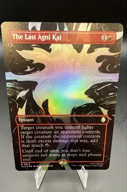 The Last Agni Kai (Borderless) Avatar: The Last Airbender Foil - Image 1