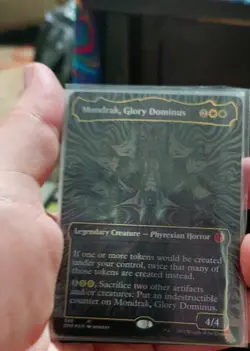 Mondrak, Glory Dominus (Oil Slick Raised Foil) Phyrexia: All Will Be One Foil - Image 1