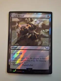 Dark Ritual (Surge Foil) Universes Beyond: Warhammer 40000 Foil MTG Magic - Image 1