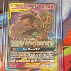 Pokemon Trevenant & Dusknoir GX SM217 TAG TEAM Promo Holo Card English - Image 1