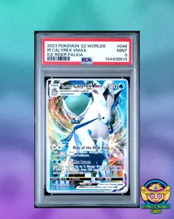 Pokemon TCG Ice Ryder Calyrex PSA 9 2022 Worlds Deck - Ice Rider Palkia 046 EN - Image 1