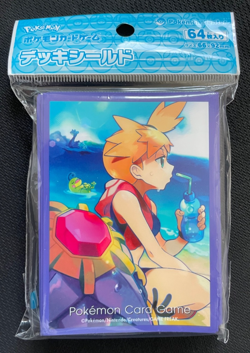 MISTY & STARMIE POKEMON CENTER JAPANESE CARD GAME SLEEVES 64 - NEW SEALED - Image 1