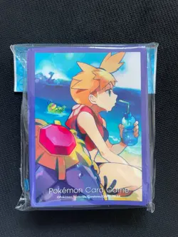 MISTY & STARMIE POKEMON CENTER JAPANESE CARD GAME SLEEVES 64 - NEW SEALED - Image 2