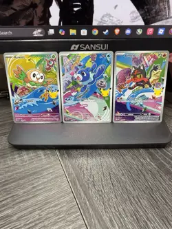 Pokemon TCG First Partner Illustration Collection Series 1 Gen 7 Alola Starters - Image 1