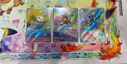 Pokemon TCG First Partner Illustration Collection Series 1 Gen 7 Alola Starters - Image 3