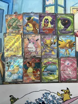 Pokemon TCG 151 EX Full Set of 12 Charizard, Mew, Blastoise, Venusaur S-Chinese - Image 1