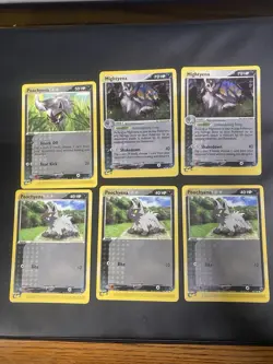 Pokemon Mightyena 10/109 Ruby Sapphire Holo PL-LP Poochyena 63/ & 64/109 - Image 1