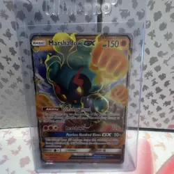 Pokemon Marshadow GX 80/147 Sm-Burning Shadows Holo 150 HP Basic English - Image 1
