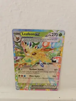 Pokemon Leafeon ex #006/131 English Prismatic Evolutions Play! Stamped Pokemon - Image 1