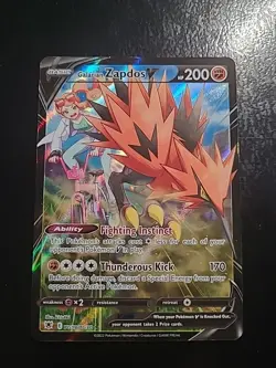 Galarian Zapdos V TG19/TG30 SWSH Astral Radiance Ultra Rare Pokemon NM - Image 1
