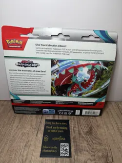 Pokemon Paradox Rift 3 Pack Blister Arctibax New Sealed 820650854033 - Image 2