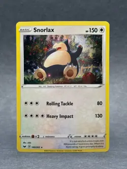 Pokemon - 140/202 Snorlax Sword & Shield Cosmos Holo Promo NM TCG - Image 1