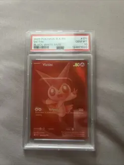 Pokemon 2025 Victini 171/086 Black White Rare Black Bolt GEM MINT PSA 10 - Image 2