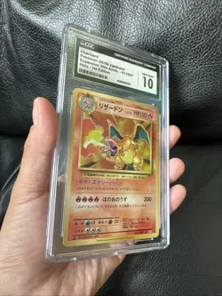 CGC 10 GEM MT Charizard Holo CP6 Japanese 20th Anniversary 011/087 2016 POKEMON - Image 3