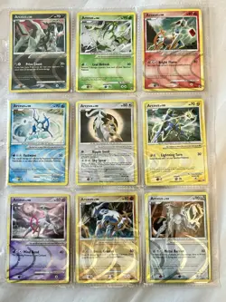 Pokemon 2009 Arceus Subset 1-9 - NEVER PLAYED. Price Reduced! - Image 1