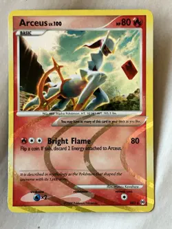 Pokemon 2009 Arceus Subset 1-9 - NEVER PLAYED. Price Reduced! - Image 5