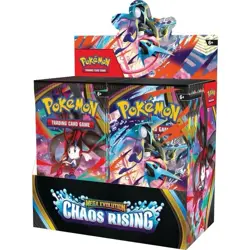 Pokemon Chaos Rising Booster Box Factory Sealed PRESALE - Image 1