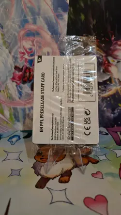 Pokemon TCG Phantasmal Flames STAFF Prerelease Promos Set of 4 Sealed - Image 2