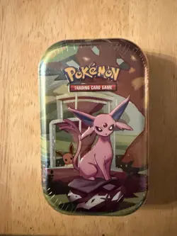Prismatic Evolutions Mini Tin - Espeon Art - Sealed Brand New - Pokemon TCG - Image 1