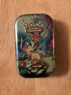 Prismatic Evolutions Mini Tin - Leafeon Art - Sealed Brand New - Pokemon TCG - Image 1
