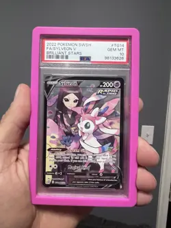 2021 Pokemon TCG Sylveon V TG14/TG30 SWSH09 Brilliant Stars Full Art Holo PSA 10 - Image 1