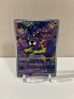 Pokemon SV05: Temporal Forces Gastly 177/162 Illustration Rare English NM - Image 1