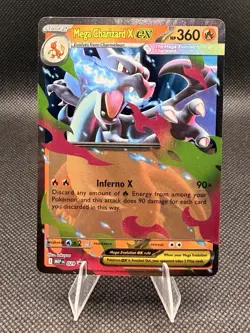 Mega Charizard X EX 029 Promo – Mega Evolution Tin – Pokemon TCG – NM - Image 1