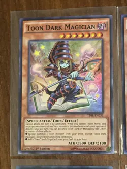 Yu-Gi-Oh Toon 1st Edition Holo Bundle 12 NM – Dark Magician, Red-Eyes, DMG - Image 3