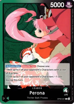 Perona (021) L Wings of the Captain OP06-021 One Piece TCG - Image 1