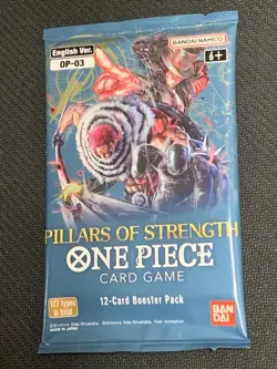 One Piece TCG OP-03 Pillars of Strength - SEALED LOT of 4 English DEAD PACK - Image 2