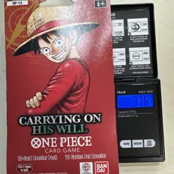 9 One Piece Carrying On His Will OP-13 Sleeved Blister Booster Packs NEW SEALED - Image 3