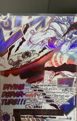 One Piece Divine Departure Alternate Art Rare OP13 - 076 King of the Pirates - Image 2