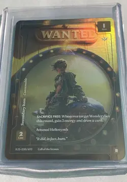 Wonders of the First Wanted Foil Alt Art Call of the Stones A23 Kaia - Image 1