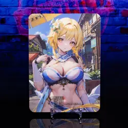 Lumine Waifu Trading Card Oversized Premium A6 Collectible Matte Board Spicy ACG - Image 1