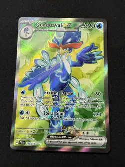 Quaquaval ex 235/193 - Paldea Evolved - NM Pokemon Card - Image 1
