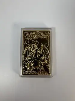 Pokemon Charizard 23K Gold-Plated Card Burger King 1999 COMPLETE - See Pictures - Image 3
