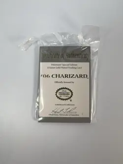 Pokemon Charizard 23K Gold-Plated Card Burger King 1999 COMPLETE - See Pictures - Image 5