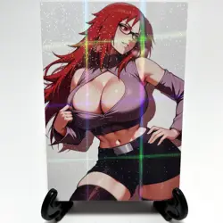 Naruto Karin Uzumaki Sexy Anime Waifu Girl Lewd Doujin Goddess Story Art Card - Image 2