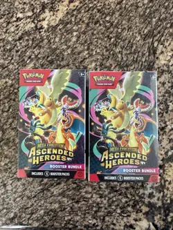 Pokemon Mega Evolution Ascended Heroes Booster Bundle Boxes (2x Boxes) PRESALE - Image 1