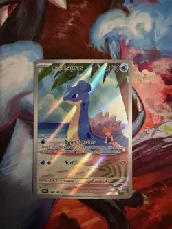 Misty's Lapras 194/182 Illustration Rare SV10: Destined Rivals Pokemon TCG NM - Image 1