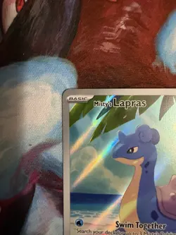 Misty's Lapras 194/182 Illustration Rare SV10: Destined Rivals Pokemon TCG NM - Image 2