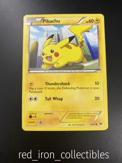 Pikachu 39/99 NM Common Black & White Next Destines Pokemon Card 2012 TCG - Image 1