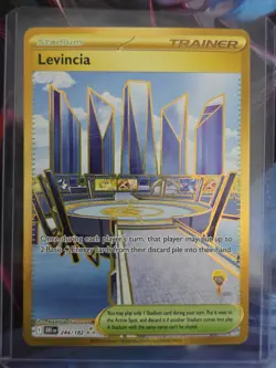Pokemon TCG- Levincia 244/182 Hyper Rare- Destined Rivals - Image 1