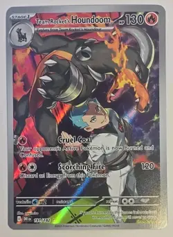Pokemon TCG Team Rocket's Houndoom 191/182 Destined Rivals 2025 NM - Image 2